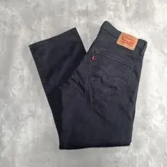 Levi's 569 ワイドストレート ブラックデニム 黒 W33 L30