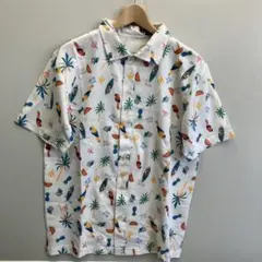 OP　オーシャンパシフィック　メンズ　 総柄シャツ　サマーシャツ　半袖　Lサイズのサムネイル