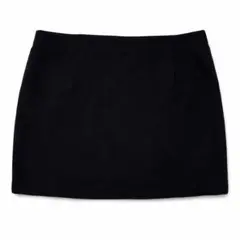 【コス】ブラック ミニスカート 台形スカート シンプル きれいめ ベーシック