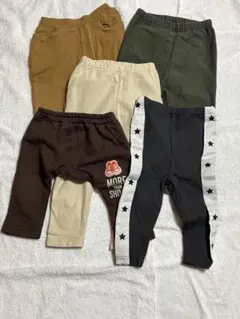 【秋冬用】80cmボトムス 5点セット