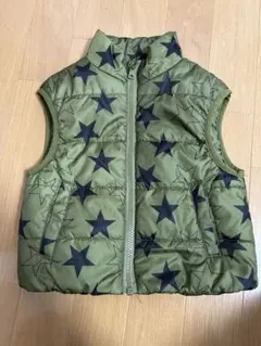 ベビー　星柄ダウンベスト サイズ80