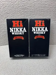 箱 미개봉 ・2本 ハイニッカ デラックス マイルド 2級 180ml ニッカ