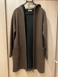 【美品】tk.TAKEO KIKUCHI フード付き　ロングカーディガン コート