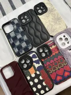 iPhone14Pro用ケースセット 多デザイン
