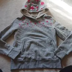 アディダスadidasneo 裏起毛星柄パーカー レディースSくらい？ J/L