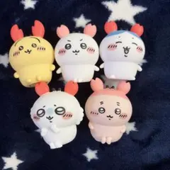 ちいかわ ソフビフィギュア3ちいかわ ハチワレ うさぎ モモンガ カニちゃん