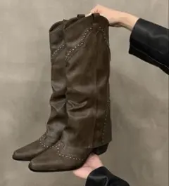 ウエスタンロングブーツ