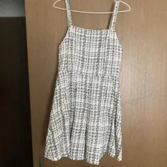 白黒チェック キャミワンピ Oneway