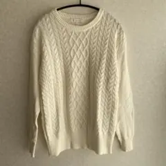 ROPÉ PICNIC ケーブル編みニット 38 アイボリー