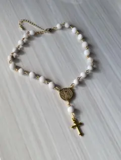 車用ロザリオ カトリック ハンドメイド お守り