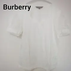 BURBERRY バーバリー 半袖カットソー 白 S　ギャザー パフスリーブのサムネイル