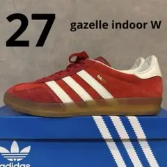 アディダス ガゼルインドア W レッド ホワイト IE1051 27cm