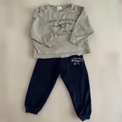 BREEZE ロンTと恐竜パンツセット　110cm