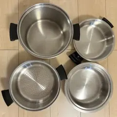 アムウェイ クイーンクック 4Lシチューパンセット 旧型 蒸し器付きのサムネイル