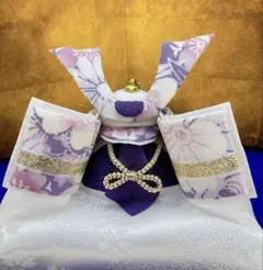 五月人形【透彩 兜飾り】ちりめん細工 シンプル 端午の節句 5月飾り 新品