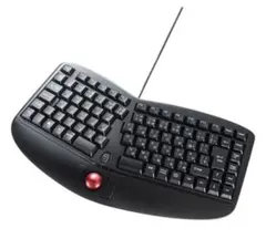 【新品】エルゴノミック トラックボールキーボード 本体