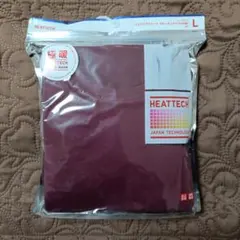 ユニクロメンズエクストラウォームクルーネックT （9分袖）極暖→レッド