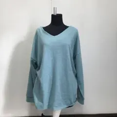 DREA my MINX 長袖ニットセーター グリーン系 4L