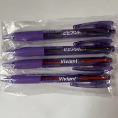 【新品未使用】三菱鉛筆 3色ボールペン 4本セット　製薬会社ノベルティー