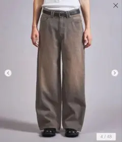 monkey time バギーデニムパンツ