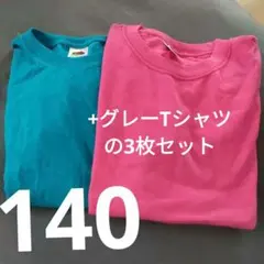 FRUIT OF THE LOOM Tシャツ 140サイズ 3枚セット