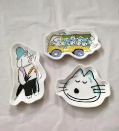 新品　ニコアンド　11ぴきのねこ　皿　アクセサリートレイ　小物入れ　レア品のサムネイル
