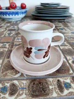 超希少　ARABIA　コラーリ　プレート　２枚セット　北欧　80年代 超希少 ARABIA コラーリ プレート 2枚セット 北欧 80年代