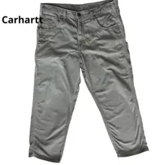 【美品】Carhartt グレーベージュ 35×34 古着