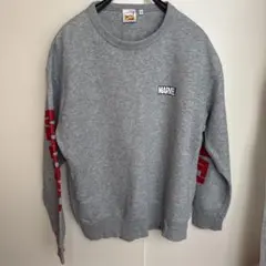 MARVEL グレー トレーナーMサイズ