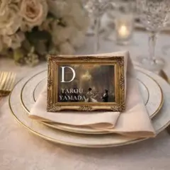 席札　エスコートカード　結婚式　ペーパーアイテム　ウェディングアイテム　おしゃれ