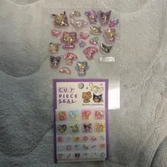 サンリオキャラクター ホログラムシールセット