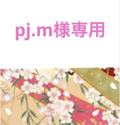 pj.m様専用ページ