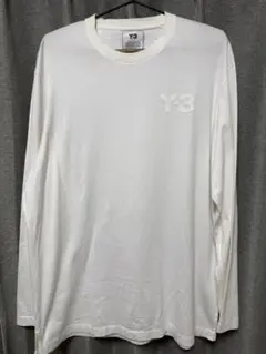 Y-3 ワイスリー　長袖　Tシャツ　ロンT ホワイト　Lサイズのサムネイル