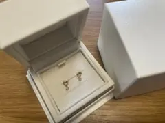 4°C ハート型ピアス ピンクゴールド