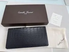 入手困難 美品 カミーユフォルネ 長財布 アリゲーター カーフ 希少 旧