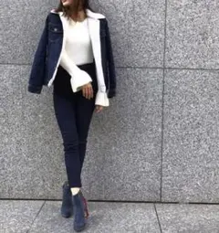 ボアデニムジャケット