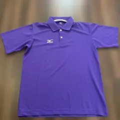 MIZUNO ポロシャツ パープル　Lサイズ