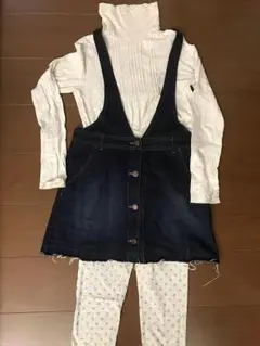 デニムジャンパースカート