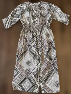 AuieF 五分袖 ワンピース　サイズ38