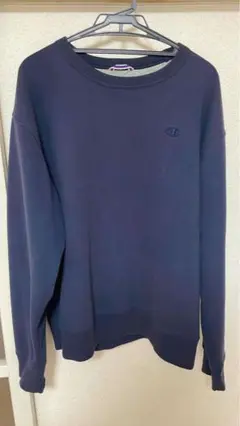 Champion ネイビー スウェット Lサイズ