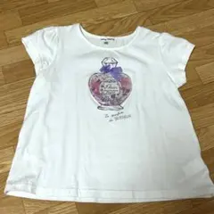 anyFAM　シャラシャラビーズTシャツ　香水ボトル　130　半袖　エニィファム