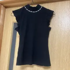 ノースリ リブニット