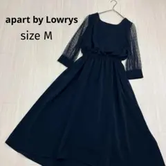 apart by Lowrys レーススリーブ パーティー ドレス ワンピース