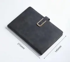 ダークグレー 手帳カバー 215mm x 145mm