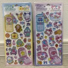 正規品　平成ハッピーフォン　サンリオキャラクター シールセット 2シート