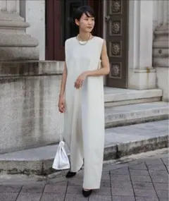 Bonjoursagan コクーンオールインワン アイボリー M