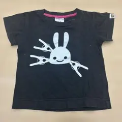 CUNE KIDS Tシャツ ウサギ ブラックのサムネイル