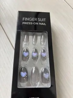 FINGER SUIT PRESS-ON NAIL ハート柄
