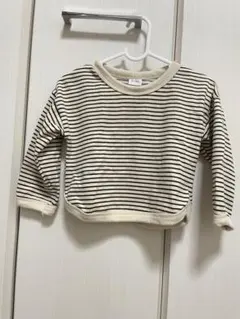 SHEIN ストライプ柄 トレーナー 12-18M