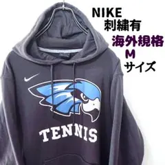 少し美品 NIKE ナイキ TENNIS スウッシュ プルオーバー パーカー